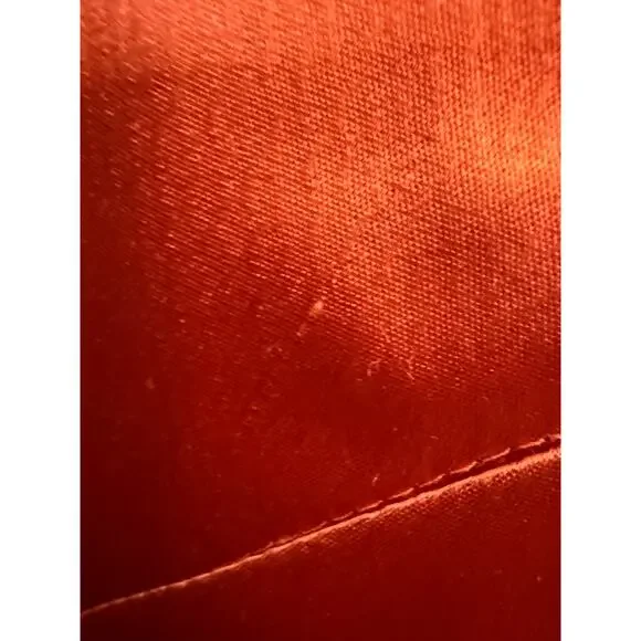 ABS  Formal Halter Keyhole Gown Satin-Style Rust Prom Gala Dress - Picture 11 of 11